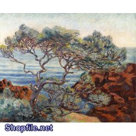 Tranh sơn dầu biển vỗ dập dìu